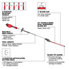 Milwaukee M18 FUEL™ Extended Pole Articulating Hedge Trimmer Kit 3035-21