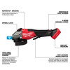 Milwaukee M18 FUEL™ 4-1/2"-6" Variable Speed Braking Grinder, Paddle Switch w/ ONE-KEY™ 3672-20