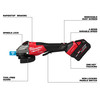 Milwaukee M18 FUEL™ 4-1/2"-6" Variable Speed Braking Grinder, Paddle Switch w/ ONE-KEY™ Kit 3672-22