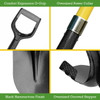 Shovel Round Point with D Grip with Fiberglass Handle DIN 20121