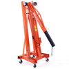 Hydraulic Engine Hoist with Lever, 2 Ton / 4400 LBS – Heavy‑Duty Cherry Picker Shop Crane with Foldable Frame and 1500 LB Engine Leveler