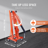 Hydraulic Engine Hoist with Lever, 2 Ton / 4400 LBS – Heavy‑Duty Cherry Picker Shop Crane with Foldable Frame and 1500 LB Engine Leveler
