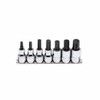 1/2 IN DR CHROME SOCKET SET HEX TIP 1/4 TO 5/8 IN, 7 PC-4