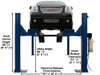 Atlas? 14KOF-EXT Garage Pro Open Front 4 Post Alignment Lift (COMMERCIAL GRADE,E