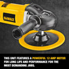 Dewalt 7/9" Variable Speed Electric Polisher with Soft Start DWP849X