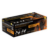 Black Nitrile Disposable Gloves, Non powdered, 100/Box (Large) (2337-L)