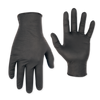 Black Nitrile Disposable Gloves, Non powdered, 100/Box (Large)