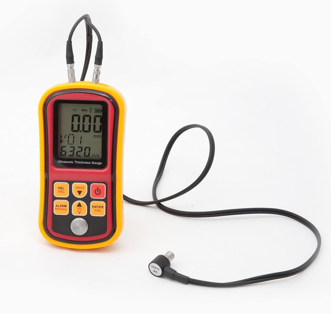 Ultrasonic Thickness Meter Tester Gauge Velocity 1.2225mm Metal Wave