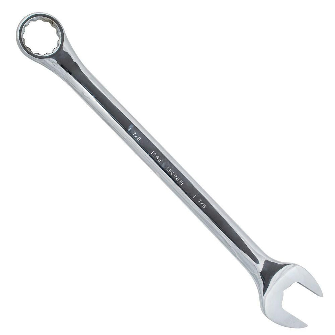 Full polished combination wrench, Size: 1, 12 point, Tool Length: 13-5/16"