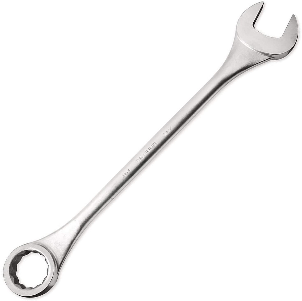 Satin finish combination wrench, Size: 2-1/8, 12 point, Tool Length: 30"