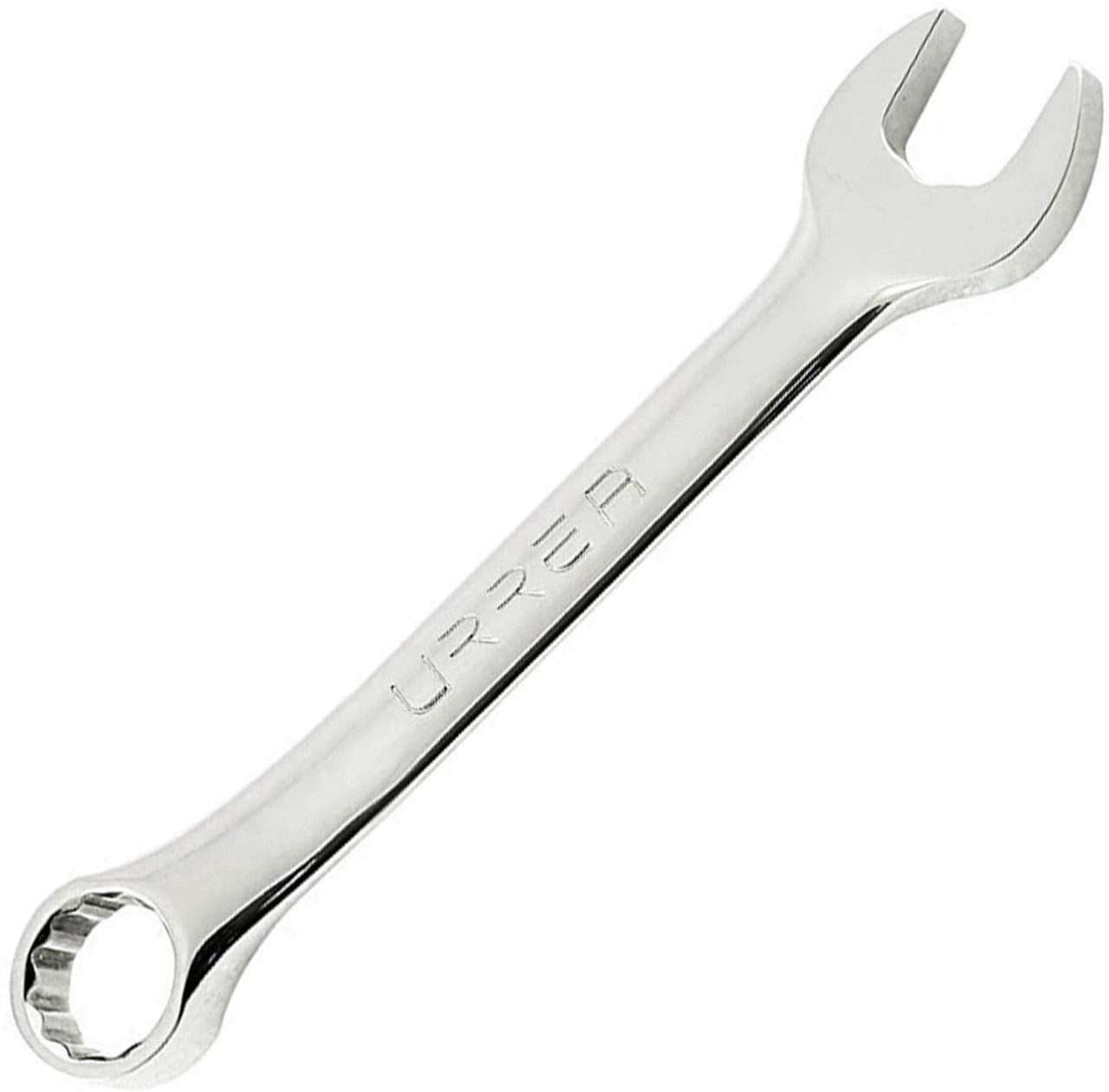 Full polished short combination wrench, Size: 10 mm, 12 point, Total Length: 5"