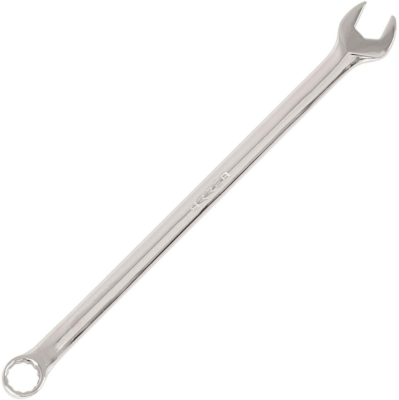 Full polished  Extra Long combination wrench, Size: 17mm, 12 point, Total Length: 12"