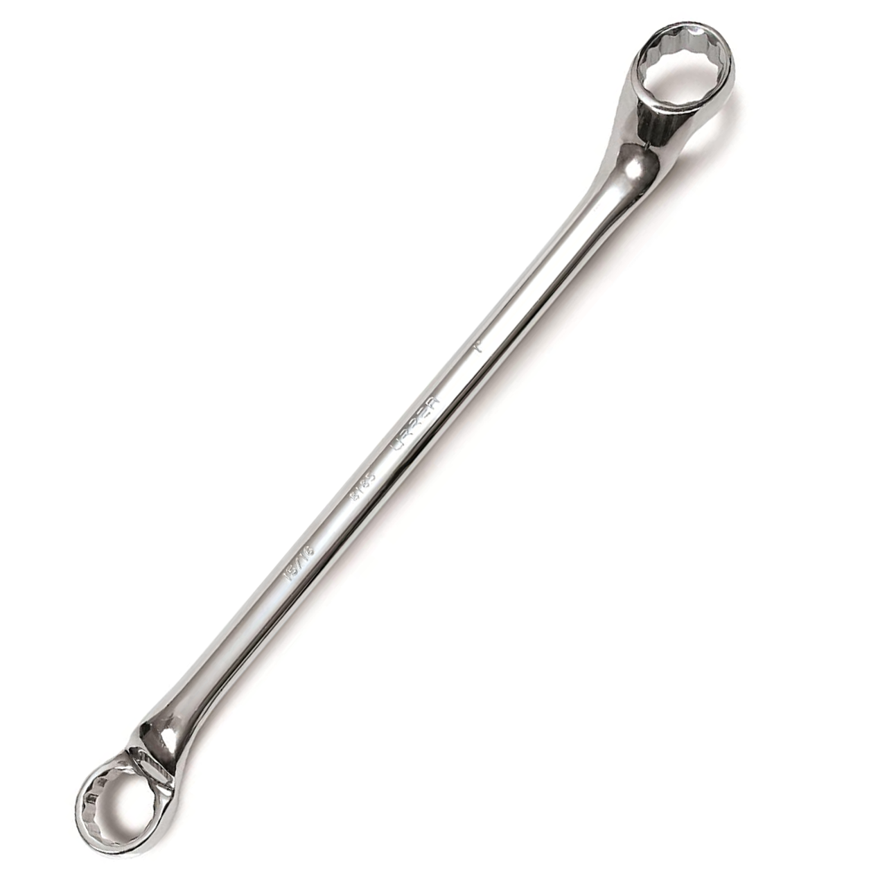 Full polished  45 Degree Box-End wrench, Size: 1/2 x9/16,12 Point ,Total Length: 9-1/16"