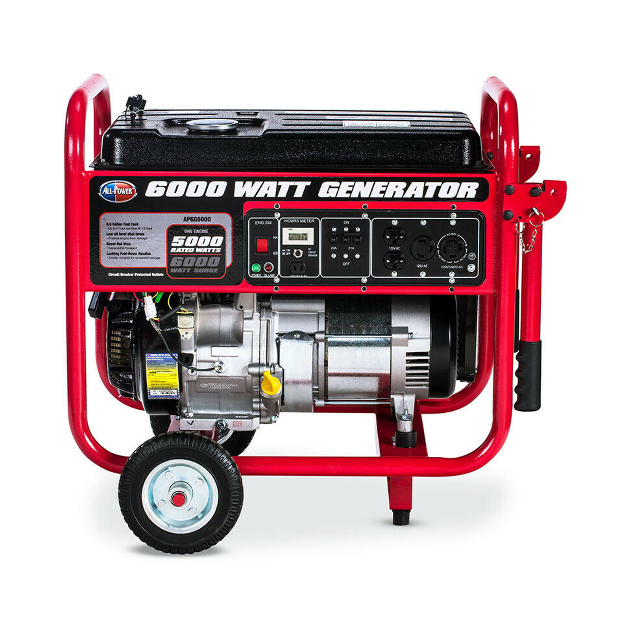 All Power America 5000 Watt running / 6000 Watts peak 11HP Gas Generator