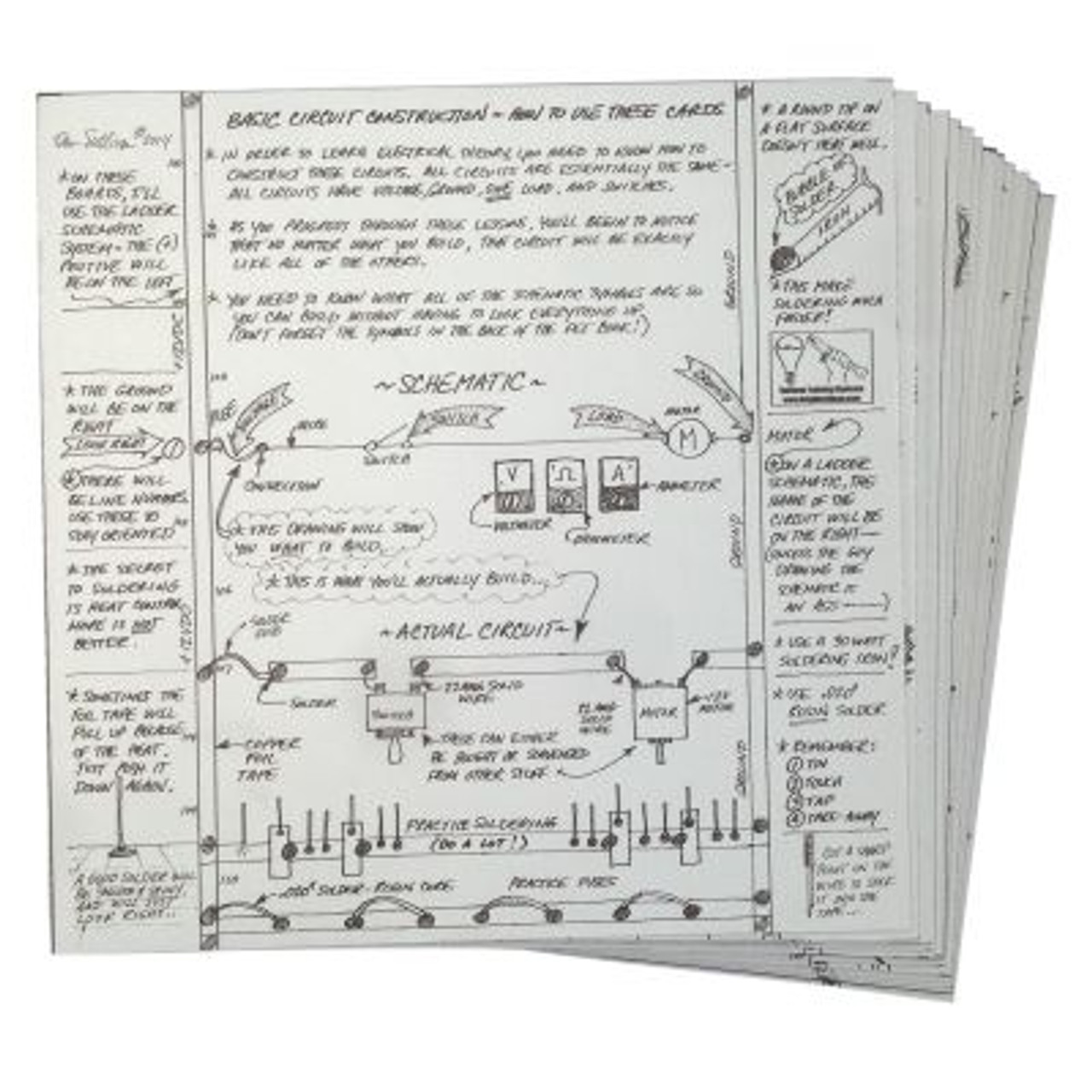 Hands On-Line Electrical Training Cards