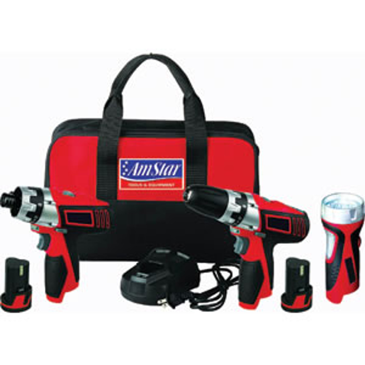 10.8V Li-Ion Cordless Compact Combo Kit w/ Bag AMS3003