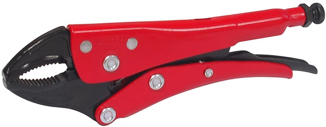 7-31/64 Inch Curved Jaw  With Wire Cutter  Heavy Duty Locking Plier 4073