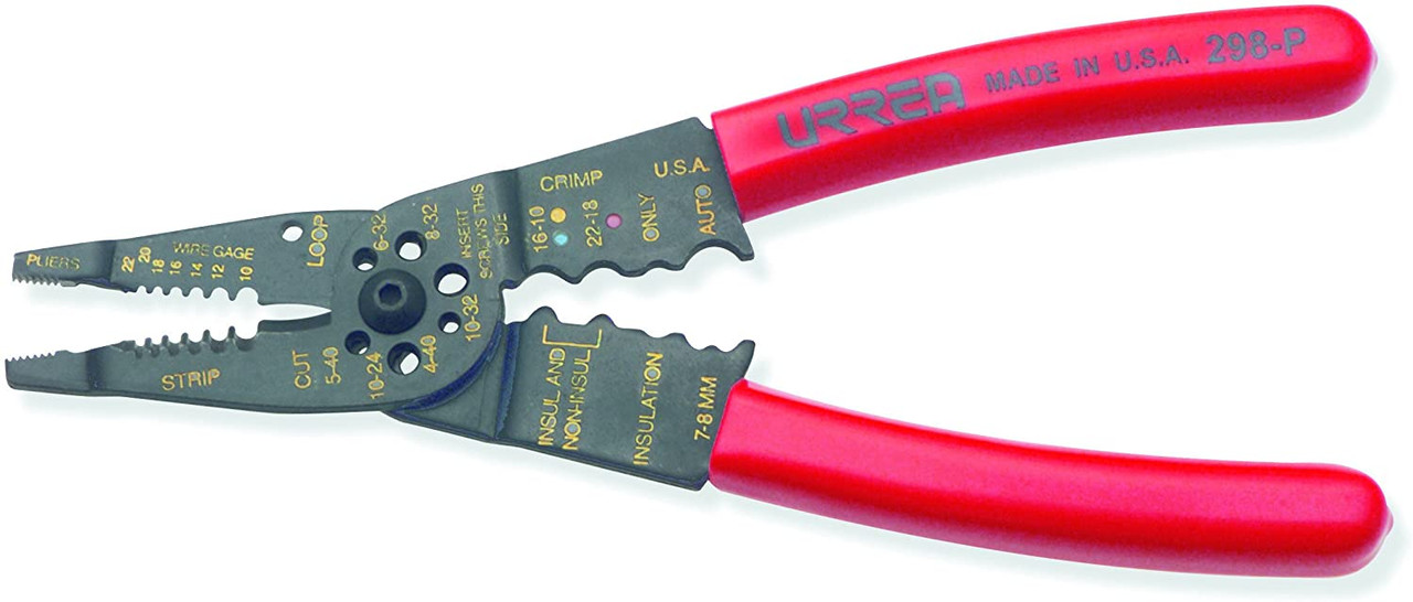 Copy of Copy of Copy of 9-3/8 Inch With Crimper And Screw Cutter Wire Stripping Pliers 298P