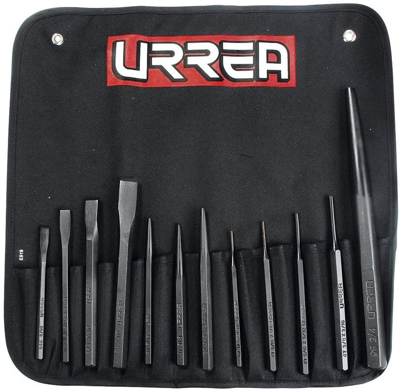Drift Pins, Punches And Chisels 12 Pieces Set NO.5