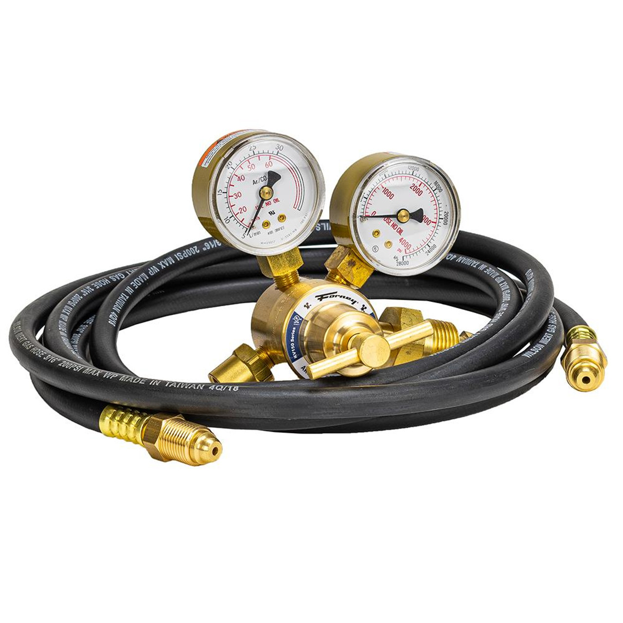 Regulator with 10' Hose, CGA-580, 5/8" NPT