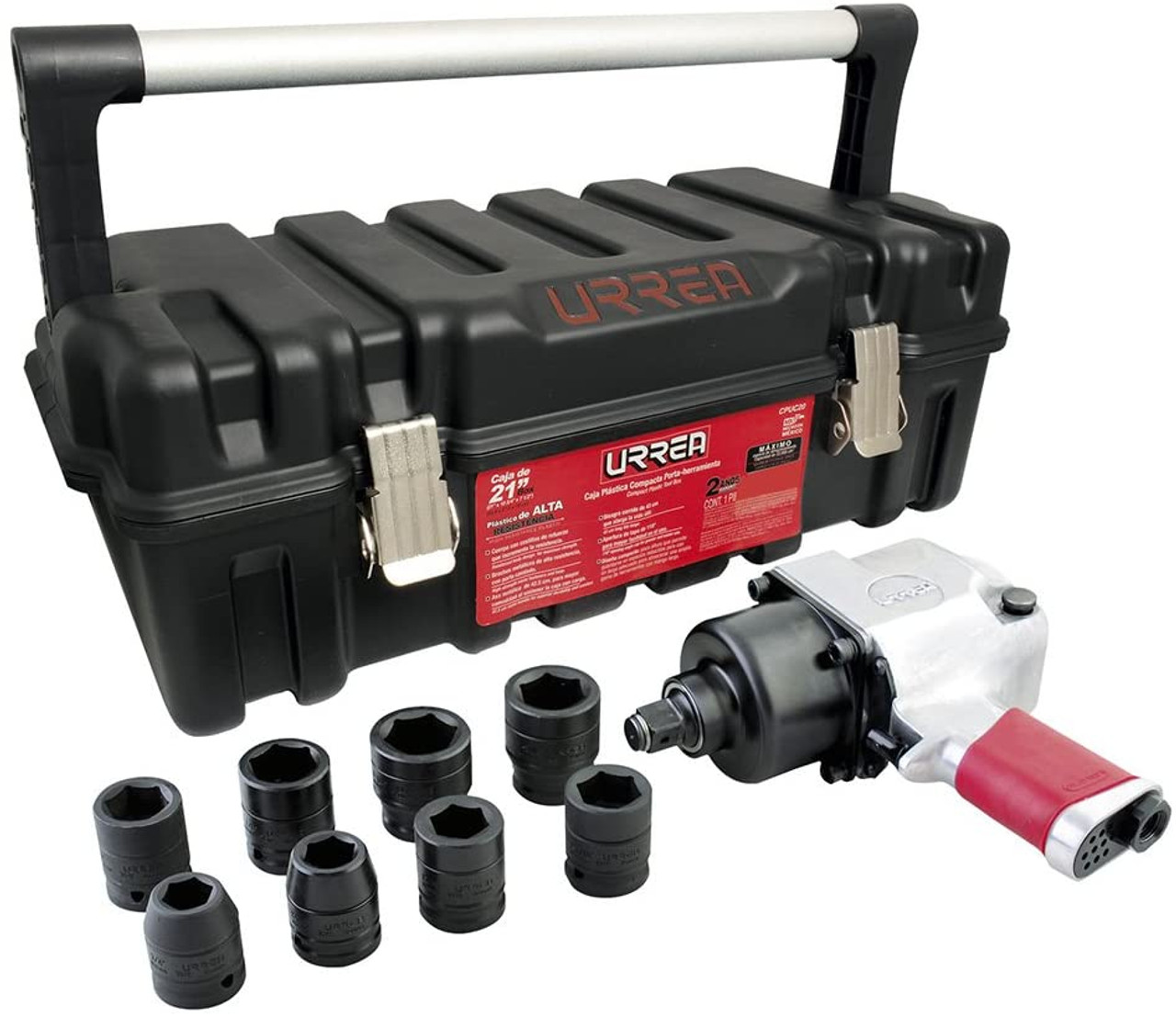 Twin Hammer 3/4" Drive Air Impact Wrench And Socket Set