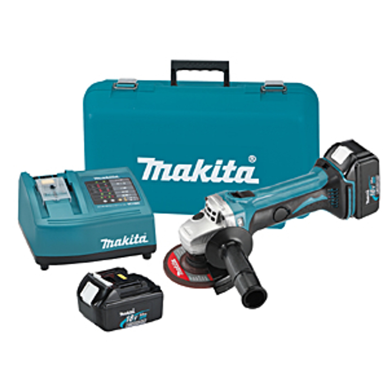 Makita XAG09Z 18V LXT Lithium-Ion Brushless Cordless 4-1/2/5 Cut-Off/Angle Grinder, Tool Only