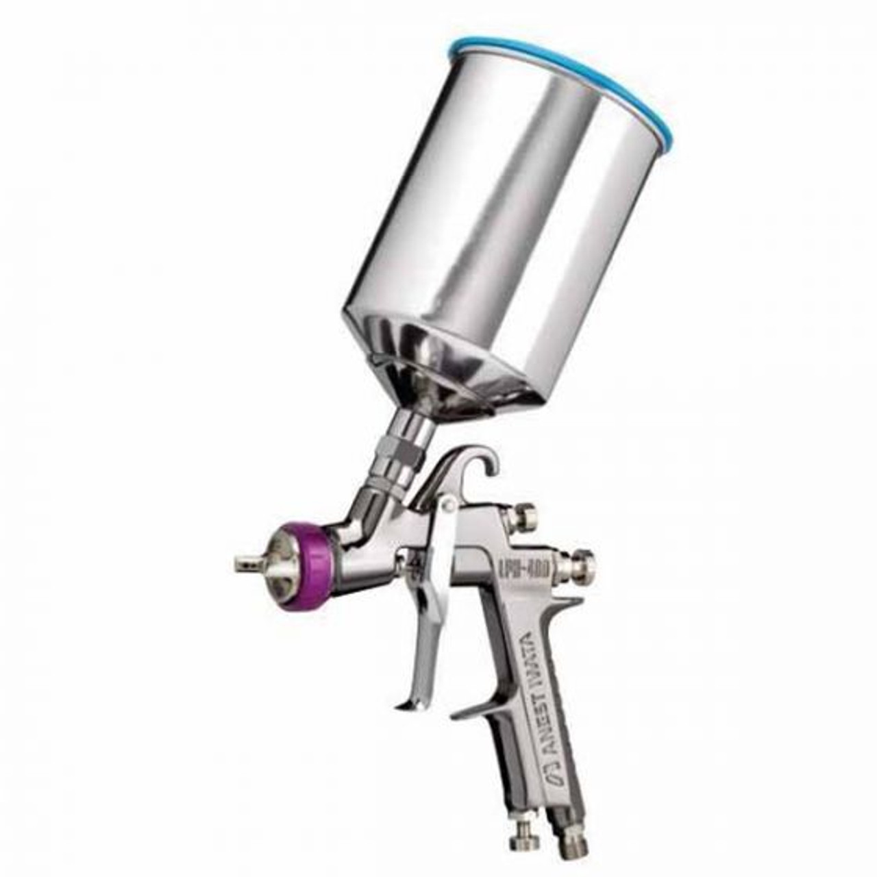 ANEST IWATA 5703 LPH400-LVB Series HVLP Gravity Feed Spray Gun with Cup, 1.3 mm Nozzle, 1000 mL Capacity