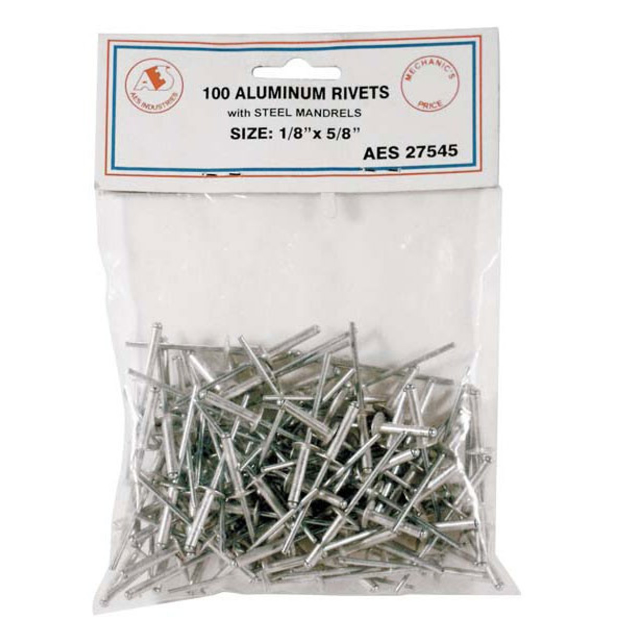 Aluminum Rivets - 1/8" x 5/8" 27545