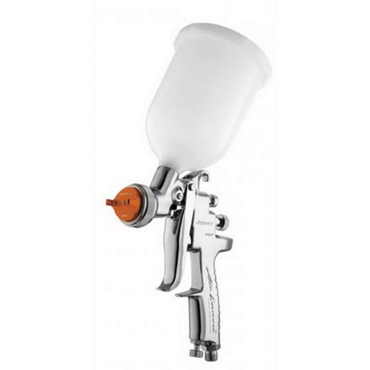 ANEST IWATA AirGunsa 9273 AZ3 HVLP-S Impact Series HVLP Gravity Feed Spray Gun with Cup, 2 mm Nozzle, 600 mL Capacity