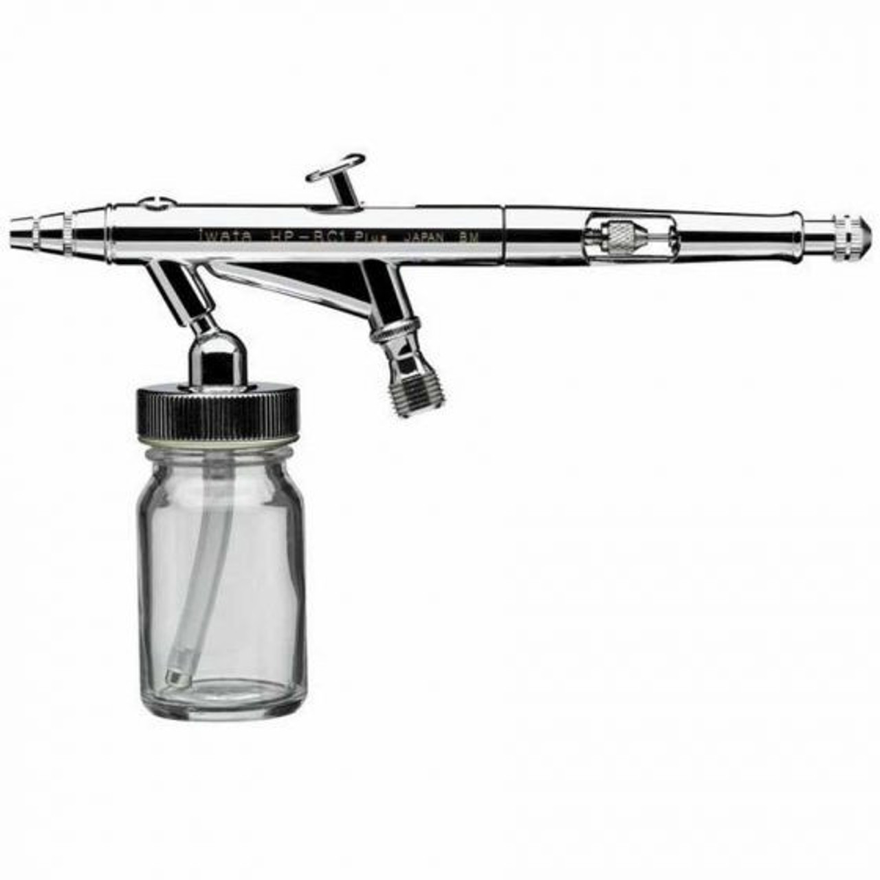 ANEST IWATA 4236 High Performance HP-BC1 Plus Series Dual Action Siphon Feed Airbrush, 6.1 in OAL, Brass