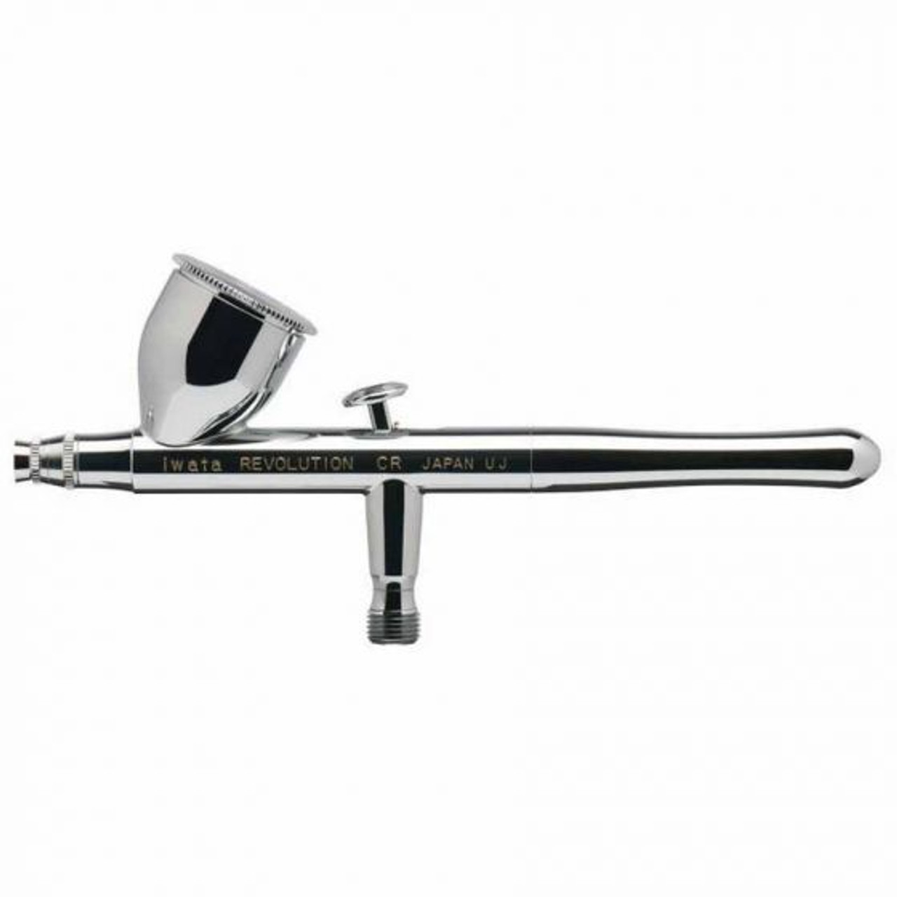 ANEST IWATA 4247 Revolution HP-CR Series Dual Action Gravity Feed Airbrush, 5.87 in OAL, Brass