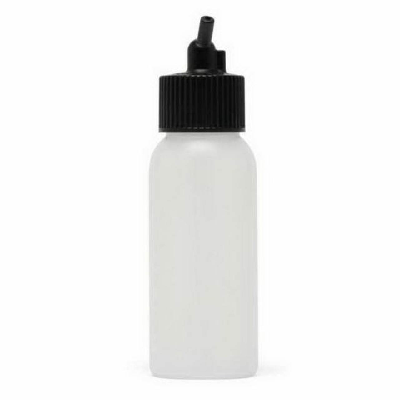 ANEST IWATA A4702 Big Mouth Cylinder Bottle with Adapter Cap, 2 oz, Use With: HP-BCS Airbrush Paint Mediums