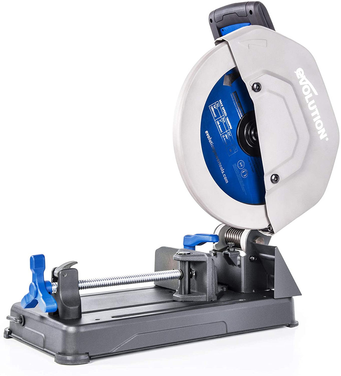 Evolution S355CPSL ? Heavy Duty 14 Inch Metal Cutting Chop Saw W/ 14 Inch Carbide-Tipped Blade | Dry Cut Saw | Miter Saw 45Ã¸ | Chop Saw