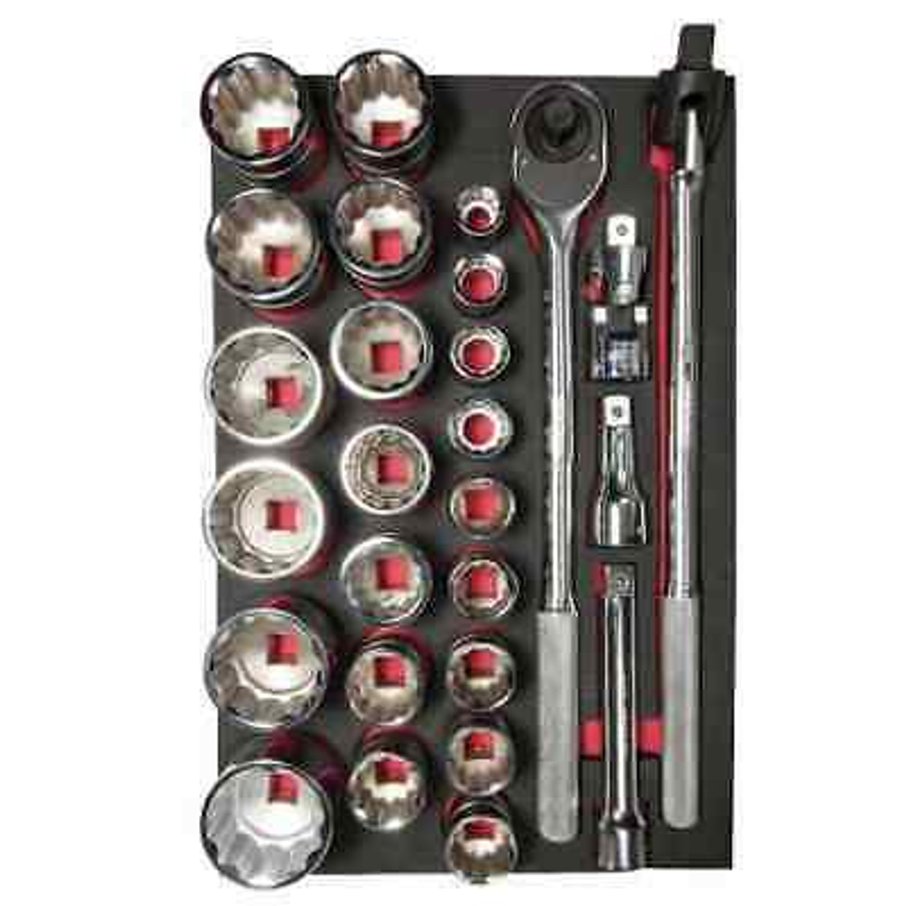URREA 27 pc 3/4? DRIVE SOCKET SETS WITH ACCESSORIES #CH301