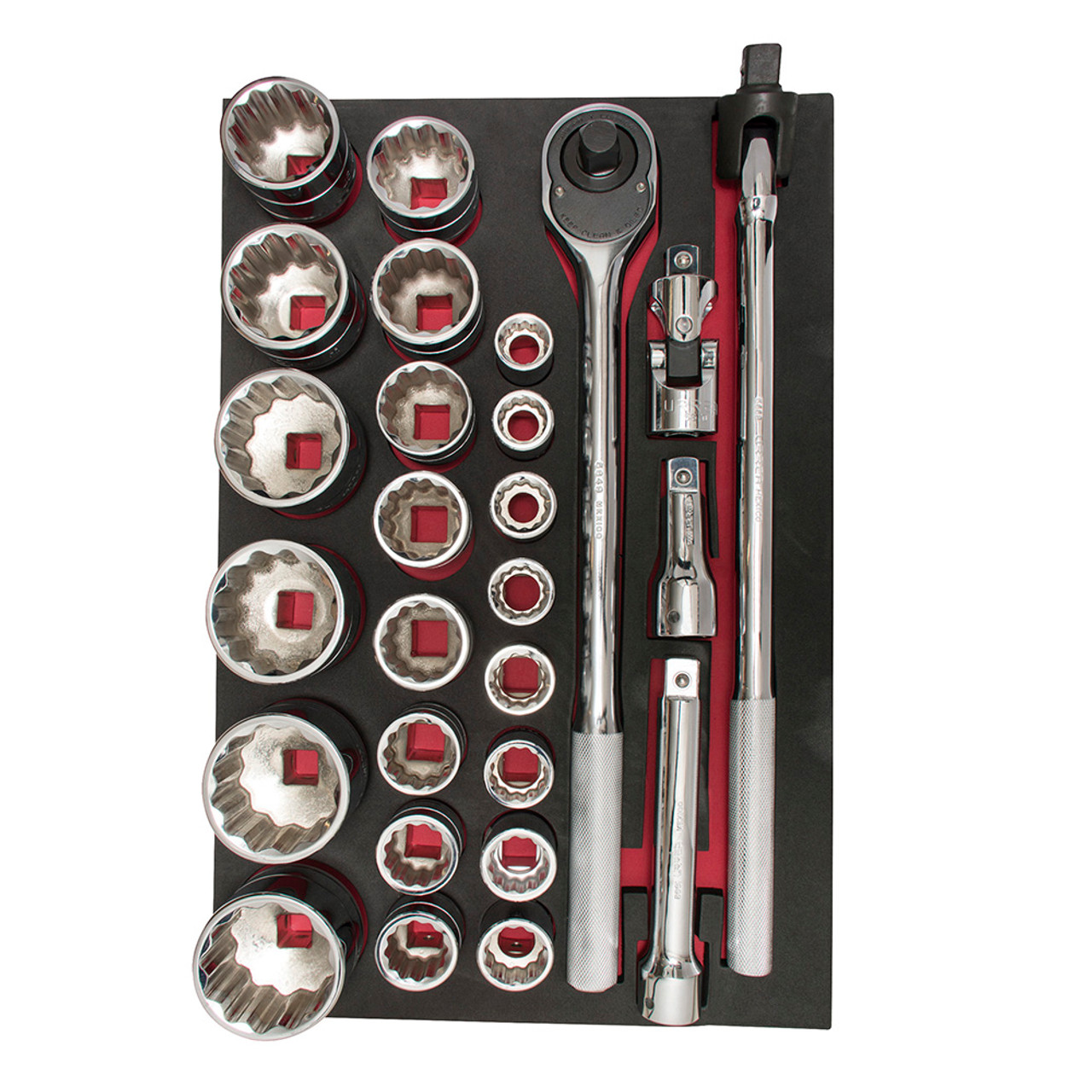URREA 27 pc 3/4? DRIVE SOCKET SETS WITH ACCESSORIES #CH302