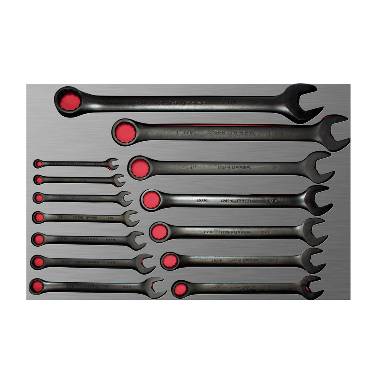 URREA 14 pc COMBINATION WRENCH SETS WITH LAMINATED PLASTIC COVER #CH305L