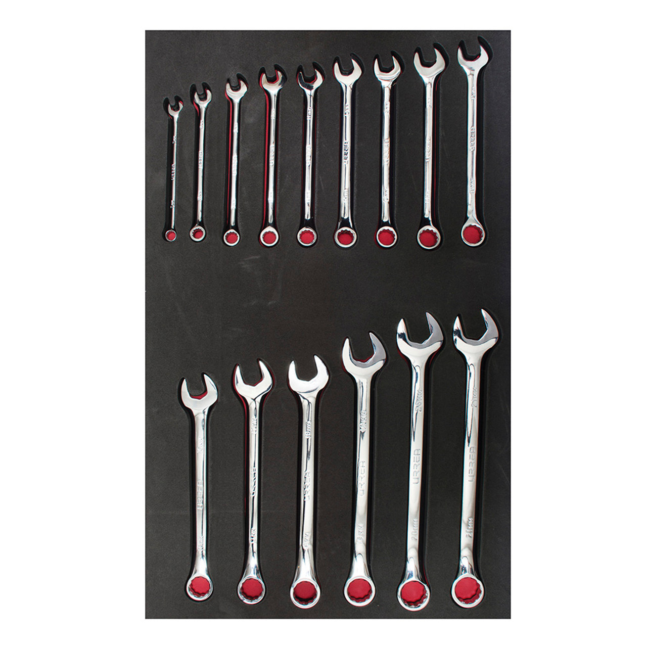 URREA 15 pc COMBINATION WRENCH SETS #CH304