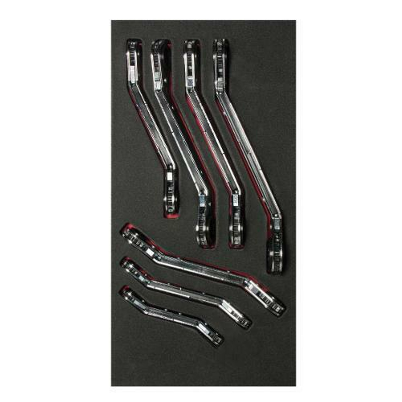 URREA 7 pc OFFSET RATCHETING BOX-END WRENCH SETS #CH113
