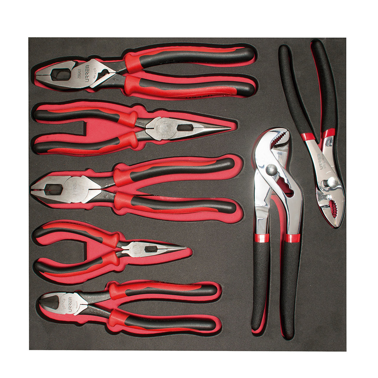 URREA 7 pc BIMATERIAL PLIER SET #CH212