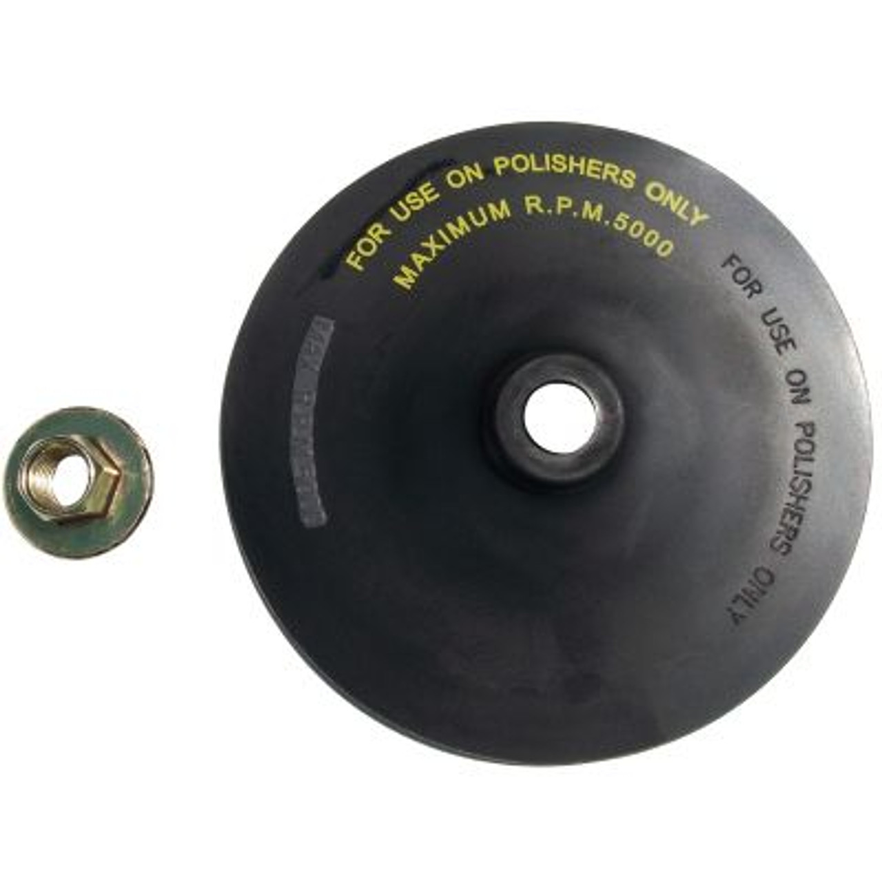 7" Quick Change Backing Pad with Hex Spindle Nut 94820