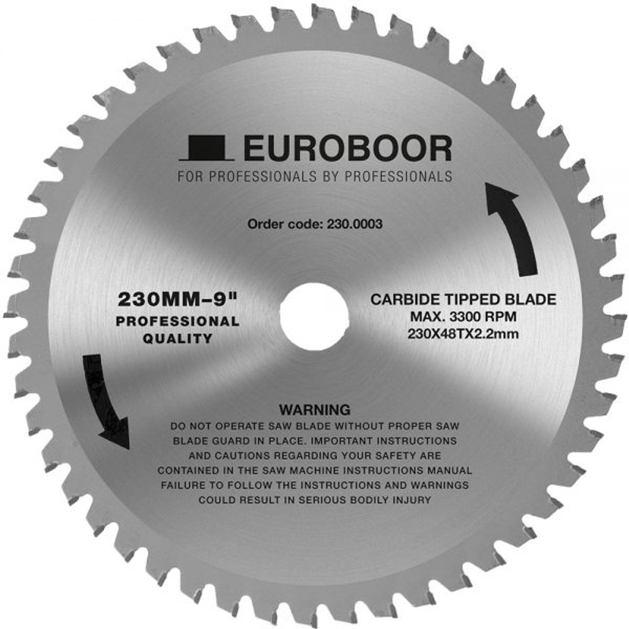 Euroboor saw blade 230 mm For use with EHC.230/4