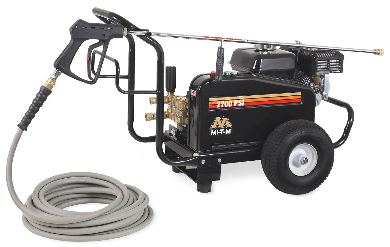 Mi-T-M JCW-2703-0MHB Cold Water Pressure Washers, JCW Series Gasoline Belt Drive