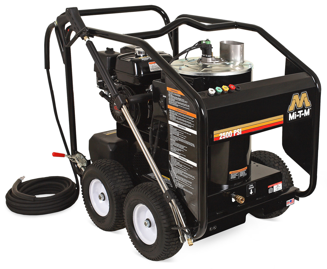 Mi-T-M HSP-2503-0MMH Hot Water Pressure Washers, HSP Series Gasoline Direct Drive