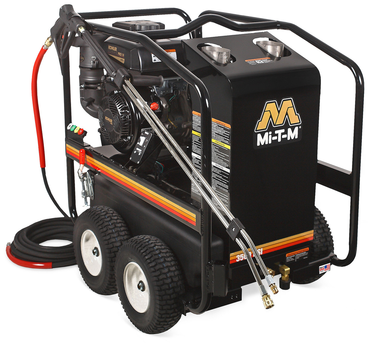 Mi-T-M HSP-3504-3MGK Hot Water Pressure Washers, HSP Series Gasoline Direct Drive