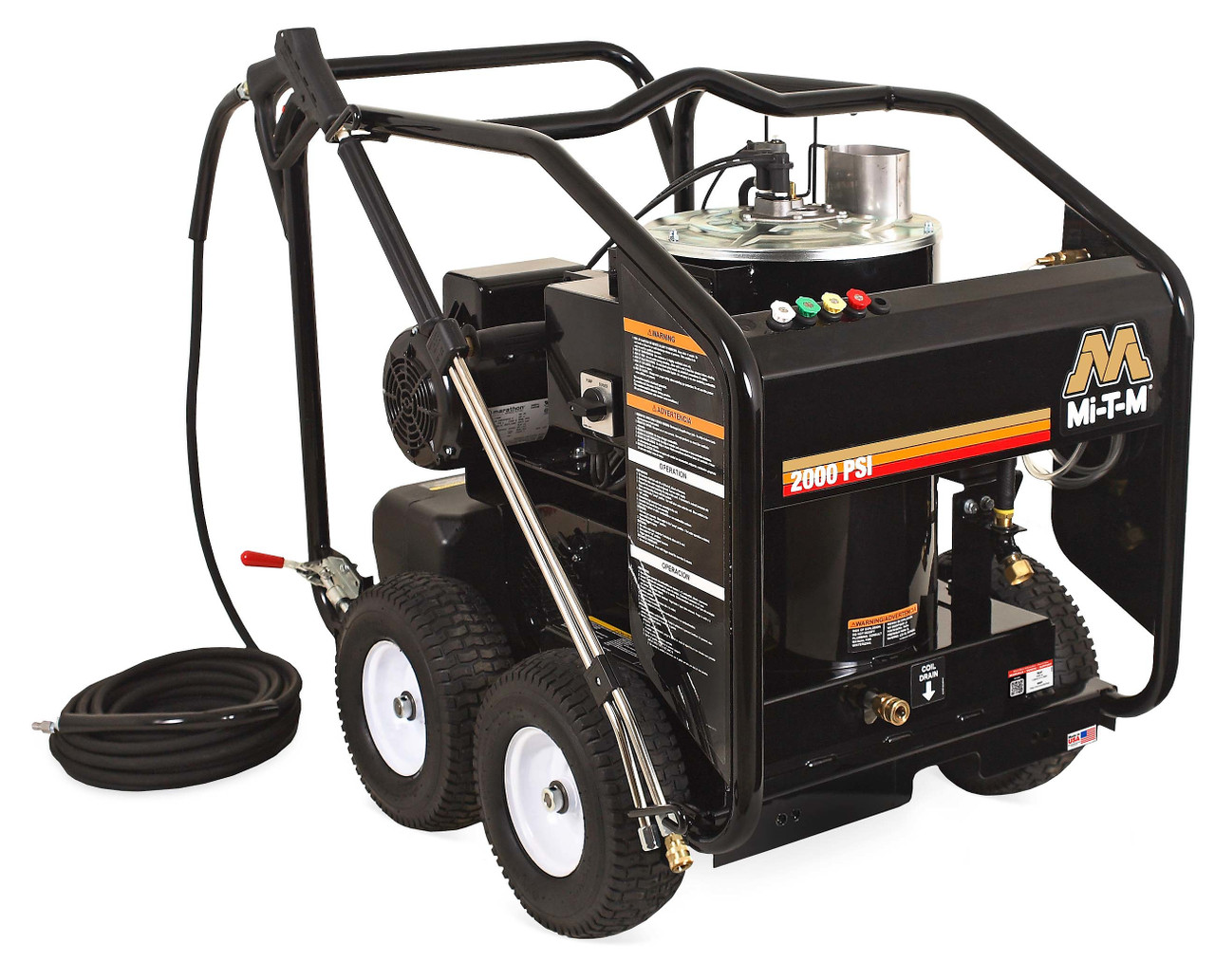 Mi-T-M HSE-2003-0MG10 Hot Water Pressure Washers, HSE Series Electric Direct Drive
