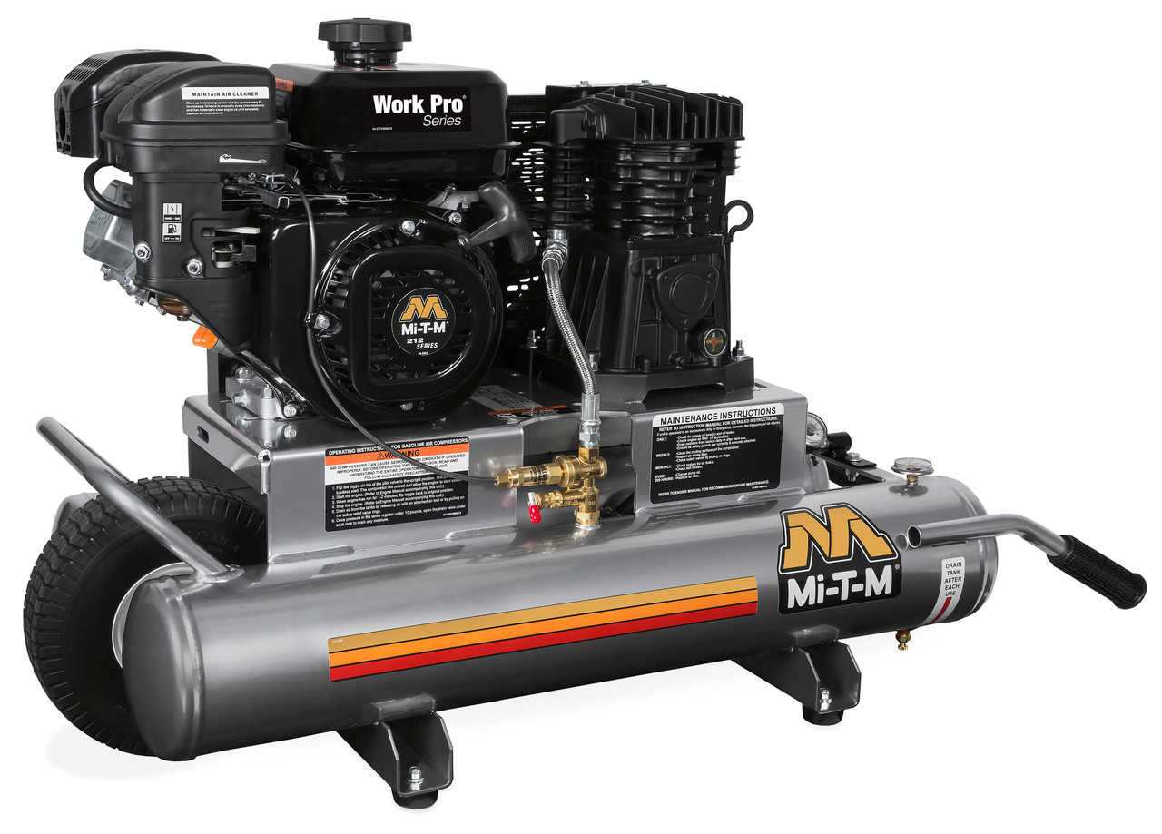Mi-T-M AM1-PM06-08WP Air Compressors,8-Gallon Single Stage Gasoline