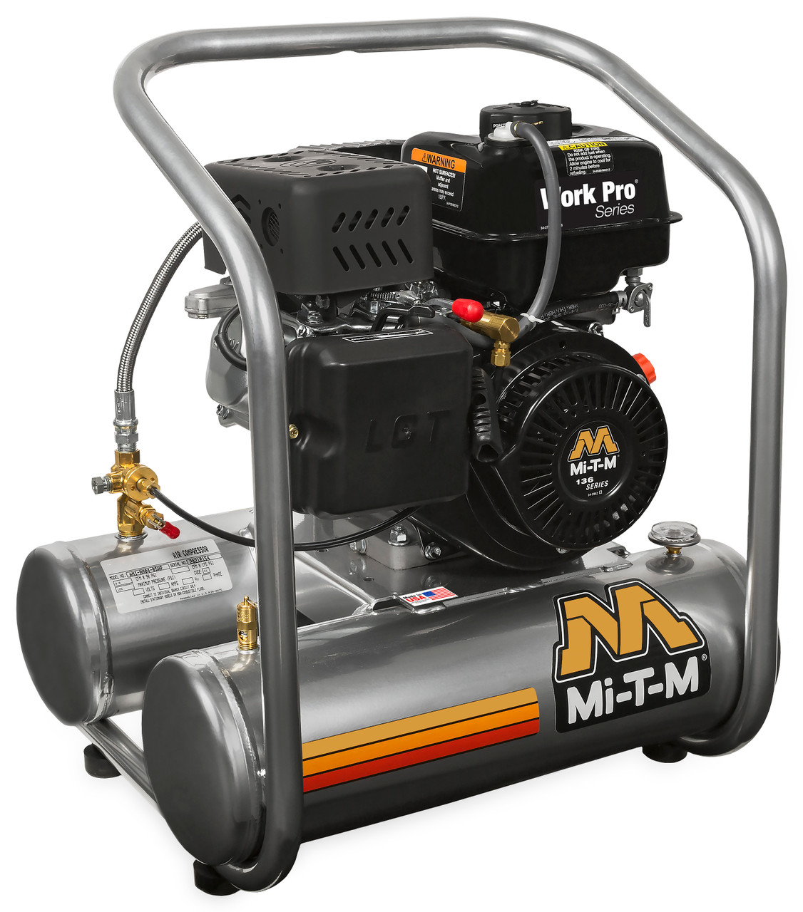 Mi-T-M AM1-HM04-05WP Air Compressors,5-Gallon Single Stage Gasoline