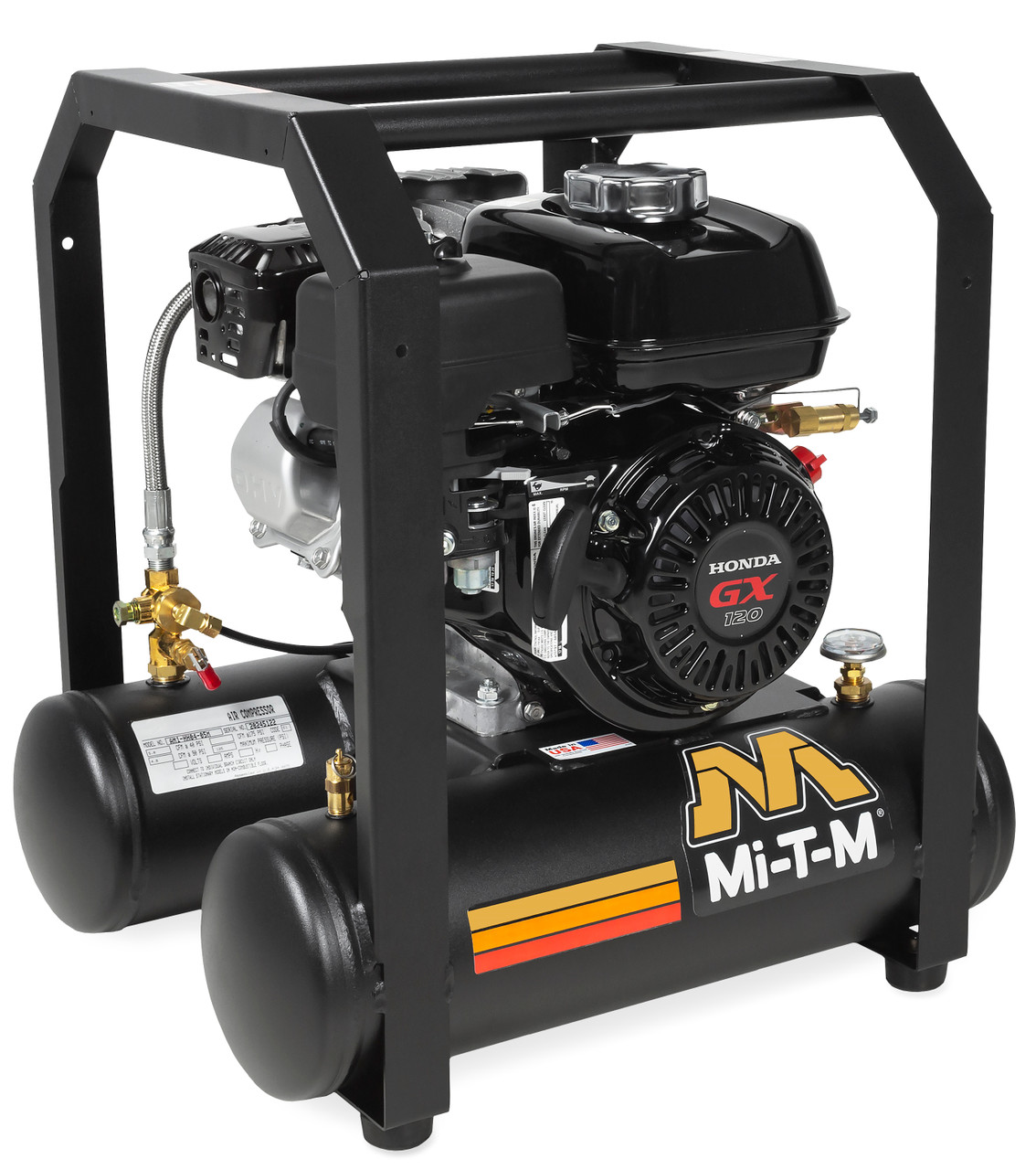 Mi-T-M AM1-HH04-05M Gasoline Air Compressors, 5-Gallon Single Stage Gasoline