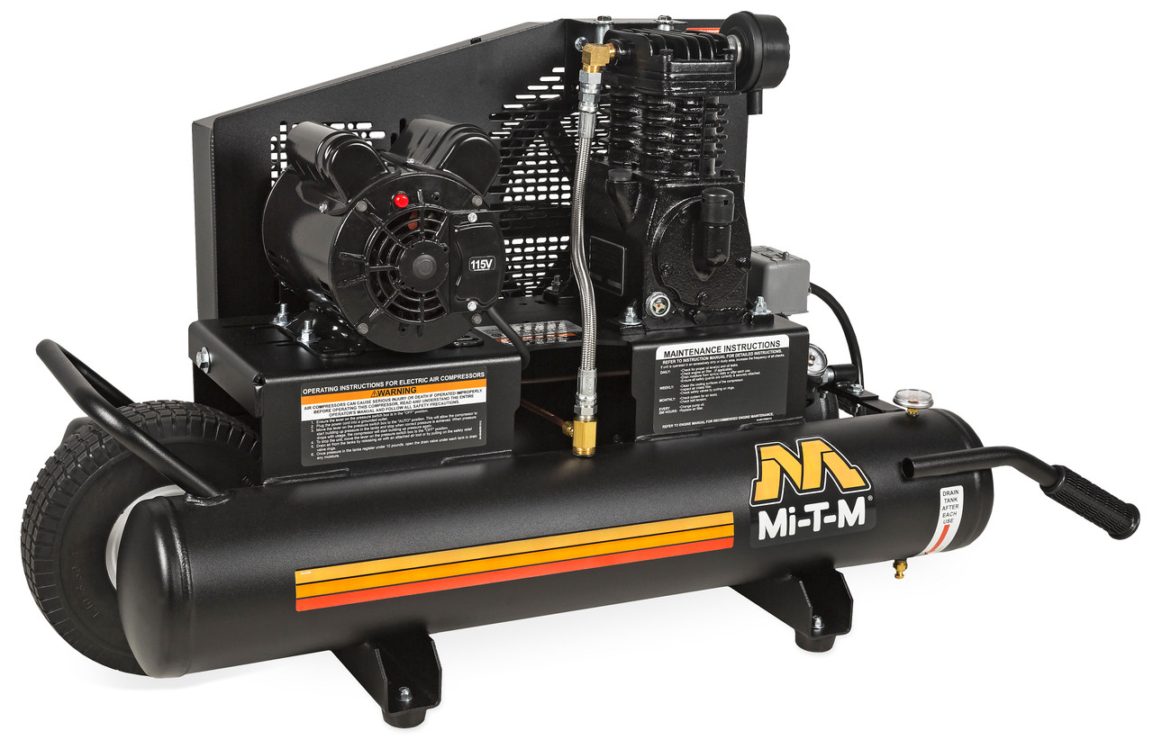 Mi-T-M AM1-PE15-08M Electric Air Compressors ,8-Gallon Single Stage Electric