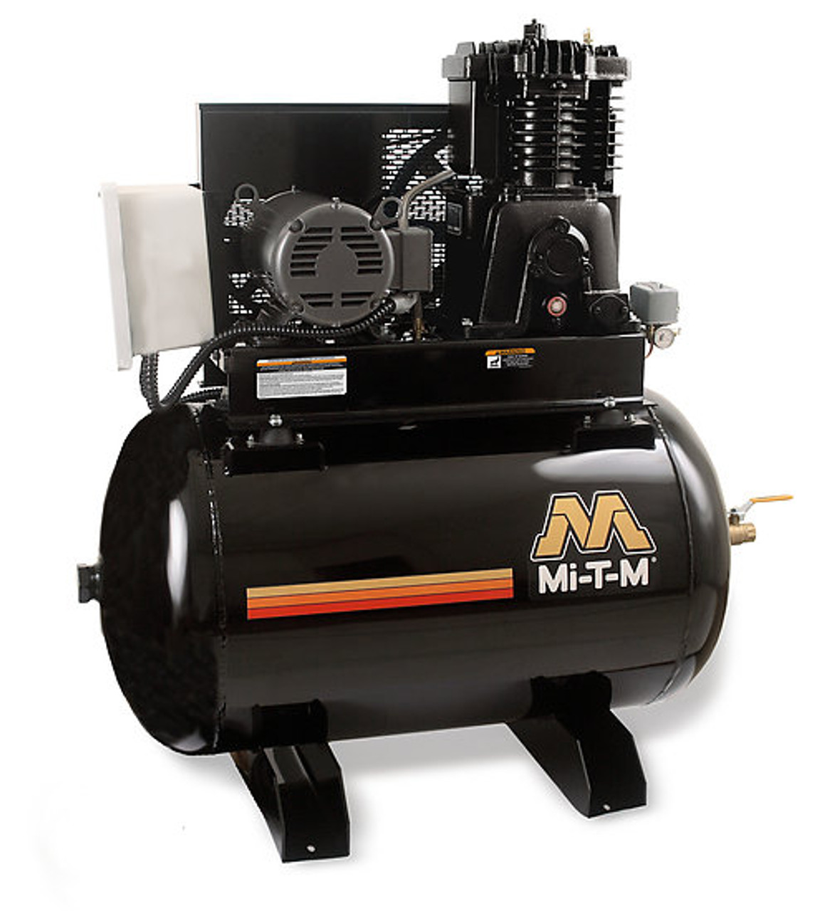Mi-T-M ACS-20305-80H Electric Air Compressors, 80-Gallon Two Stage Electric Horizontal